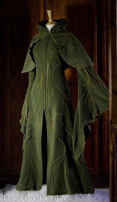 Pinterest - Alternative Clothing - Haunted Hawtin Coat Long Floor-length Gothic Goth Faery Faerie Fairy Fae Pixie Alienskin Technodolly - Alien | Halloween