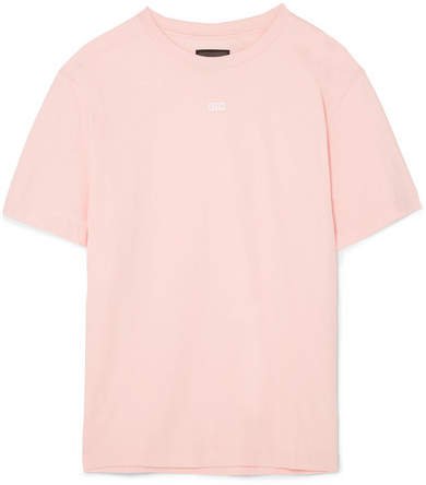 Kith - Mott Oversized Printed Cotton-jersey T-shirt - Baby pink