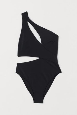 Cut-out swimsuit High leg - Black - Ladies | H&M GB