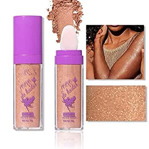 Amazon.com : Fairy Dust Highlighter Powder, Glamaz Highlight Powder Stick, Fairy Dust Highlighter Patting Powder, Body Glitter Powder Stick, Glitter Contour Blush Powder Makeup for Face Body Lips (1pcs gold) : Beauty & Personal Care