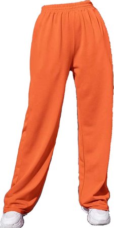 orange sweatpants