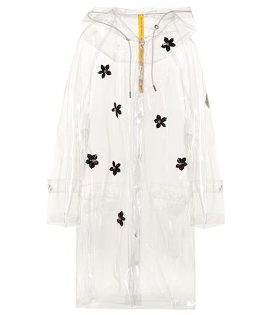 4 MONCLER SIMONE ROCHA embellished raincoat