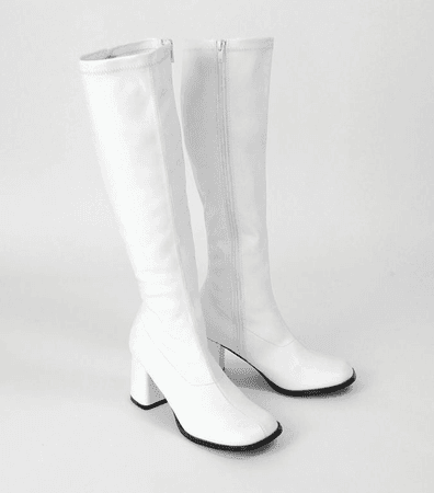 white boots 70’s