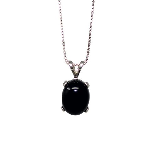 Amazon.com: 925 Silver Black Onyx Necklace | Sterling Silver Black Onyx Pendant for Women | Leo Birthstone Gift | Element of Zen Handmade Birthstone Necklace Gift | : Handmade Products