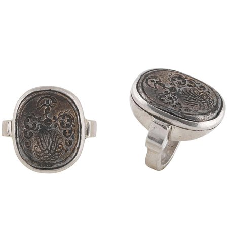Antique Late 16th Century German Silver Signet Ring For Sale at 1stDibs | german signet ring, german silver ring, 16th century german ring