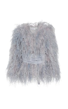 ALICE MCCALL Lady Bird Feather Coat