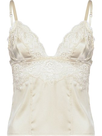 Pinko lace-trimmed Camisole - Farfetch