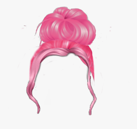frame pink hair bun drawing | ShopLook