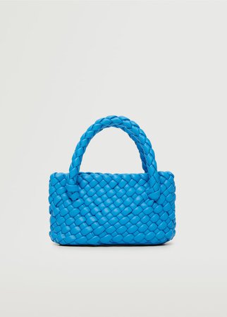 Braided mini bag - Women | Mango USA