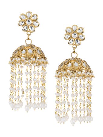 Pearl Jhumka Earrings