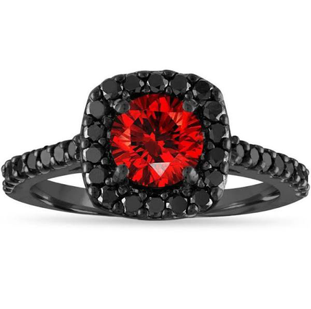 red Diamond Ring