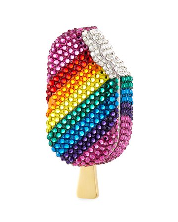 Judith Leiber Couture Rainbow Popsicle Pillbox | Neiman Marcus