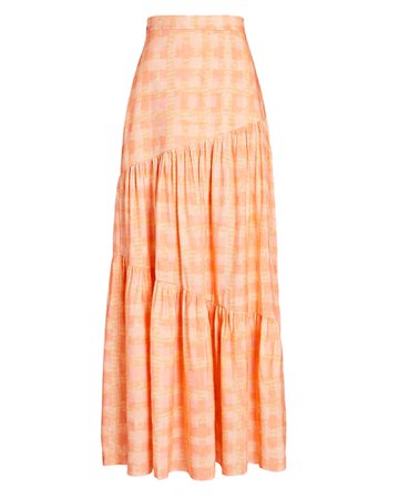 Significant Other Carina Gingham Maxi Skirt | INTERMIX®