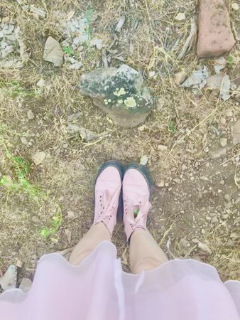 ivycutefruit fairycore pink boots aesthetic