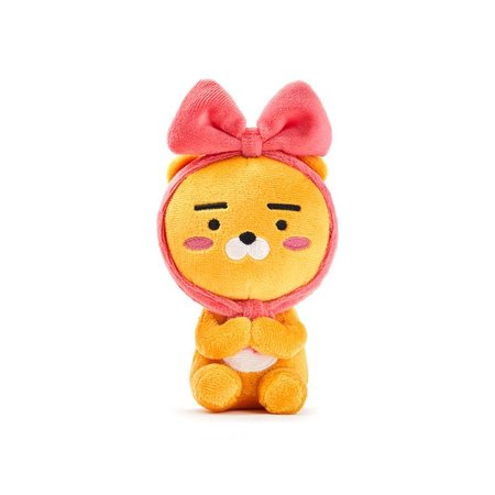KAKAO FRIENDS Official Goods Ribbon RYAN Mini Plush Doll