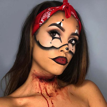 63 Trendy Clown Makeup Ideas for Halloween 2020 - StayGlam
