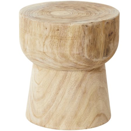The Home Collective Tyler Paulownia Wood Side Table