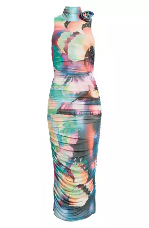 AFRM Fiorella Rosette Body-Con Dress | Nordstrom