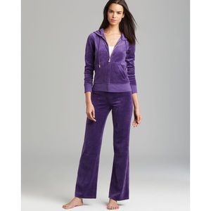 Juicy Couture Pants & Jumpsuits | Juicy Couture Purple Velour J Bling Tracksuit | Poshmark