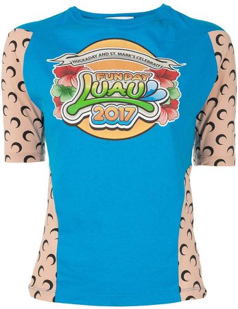 Luau print T-shirt
