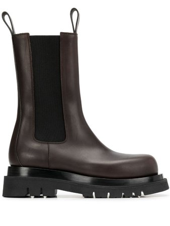 Bottega Veneta Lug chunky sole boots brown 592045VIFH0 - Farfetch