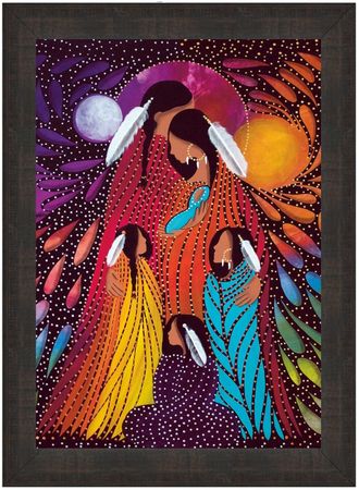 Family by Betty Albert Native Art Indigenous Art | Etsy