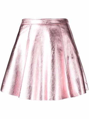 LoveShackFancy Metallic A-line Skirt - Farfetch