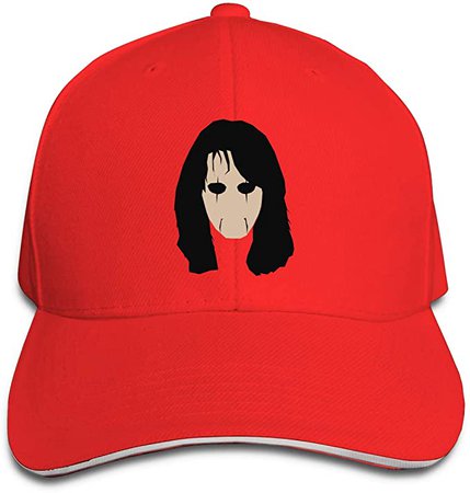 Amazon.com: Alice Cooper Men Retro Adjustable Cap for Hat Cowboy Hat Red: Clothing