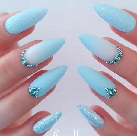 Baby Blue Nail Art Pictures, Photos, and Images for Facebook, Tumblr,  Pinterest, and Twitter