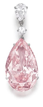 Artemis pink diamond earring