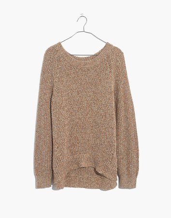 Marled Beverly Pullover Sweater brown