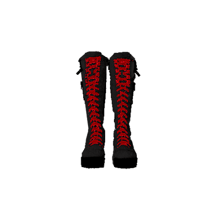 Hyoyeon Deep Knee Combat Boots (Dei5 edit)