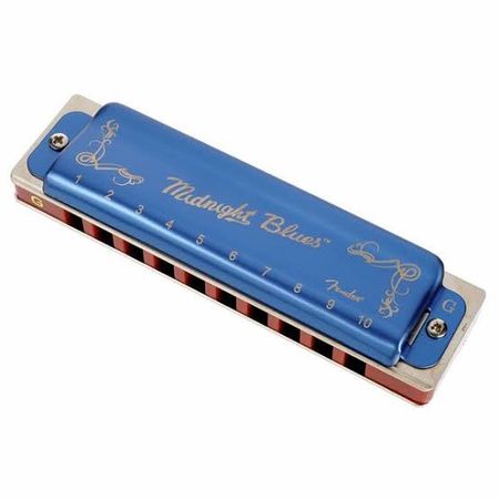 blue harmonica