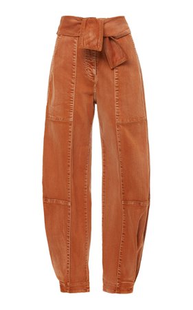 Ulla Johnson Storm High-Rise Tapered Jeans Size: 10