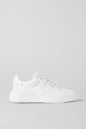 Givenchy | Wing leather sneakers | NET-A-PORTER.COM