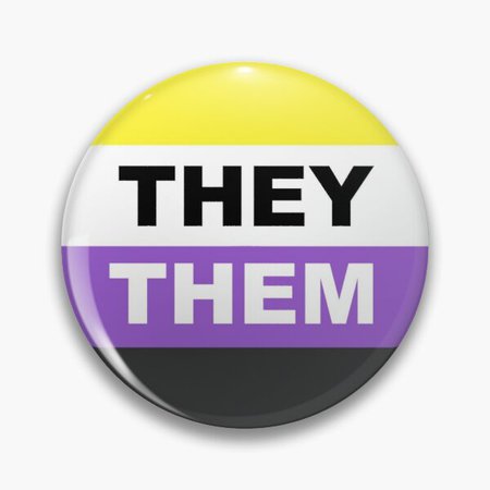 Pronoun Pins and Buttons | Redbubble