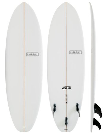 Modern Highline Clear Surfboard