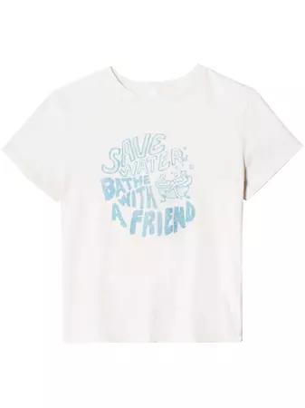 RE/DONE Save Water cotton T-shirt