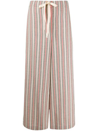 Jil Sander Striped Pyjama Trousers - Farfetch
