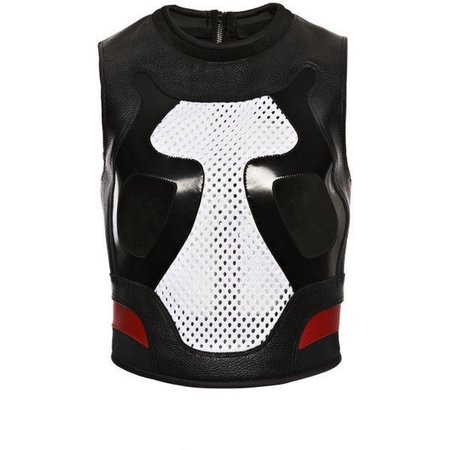 Alexander Wang Chalk Cropped Shell Top With Sneaker Detail