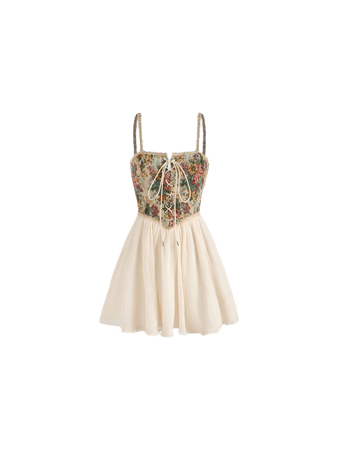 Secret Garden Corset Mini Dress
