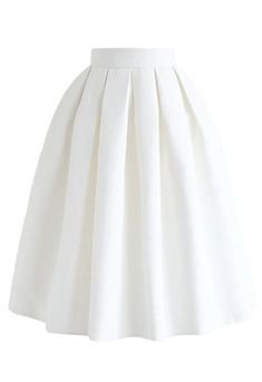 White 50's Skirt