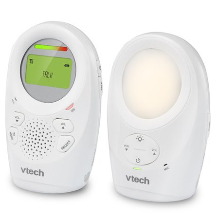 VTech DM1211 Enhanced Range Digital Audio Baby Monitor with Night Light, 1 Parent Unit, Silver & White - Walmart.com