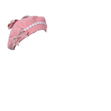 kawaii beret pink