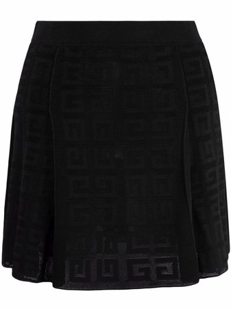Shop Givenchy 4G pleated skirt with Express Delivery - FARFETCH