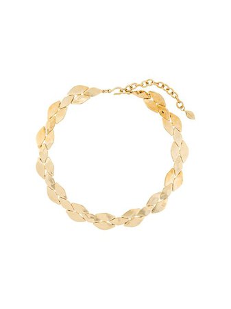 Givenchy Pre-Owned 1990S Scales Motif Short Necklace Vintage | Farfetch.Com