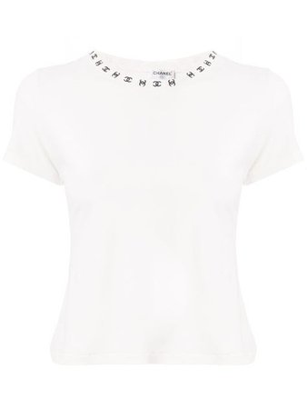 Chanel white top shirt