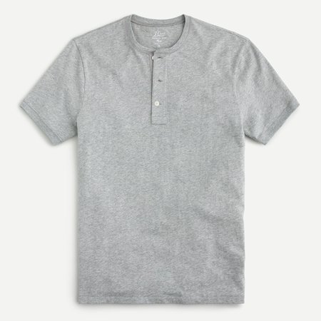 J.Crew: Garment-dyed Slub Cotton Short-sleeve Henley