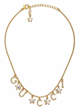 Shop Gucci Gucci script necklace with Express Delivery - FARFETCH