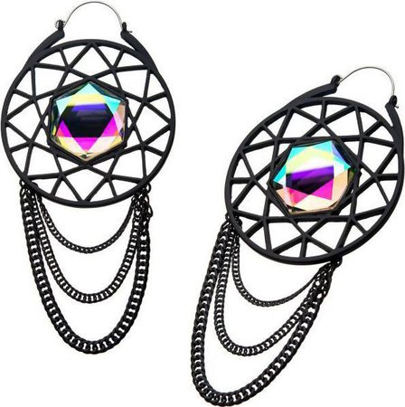 Jewellery - Matte Black Plug Hoop Earrings - Buy Online Australia – Beserk